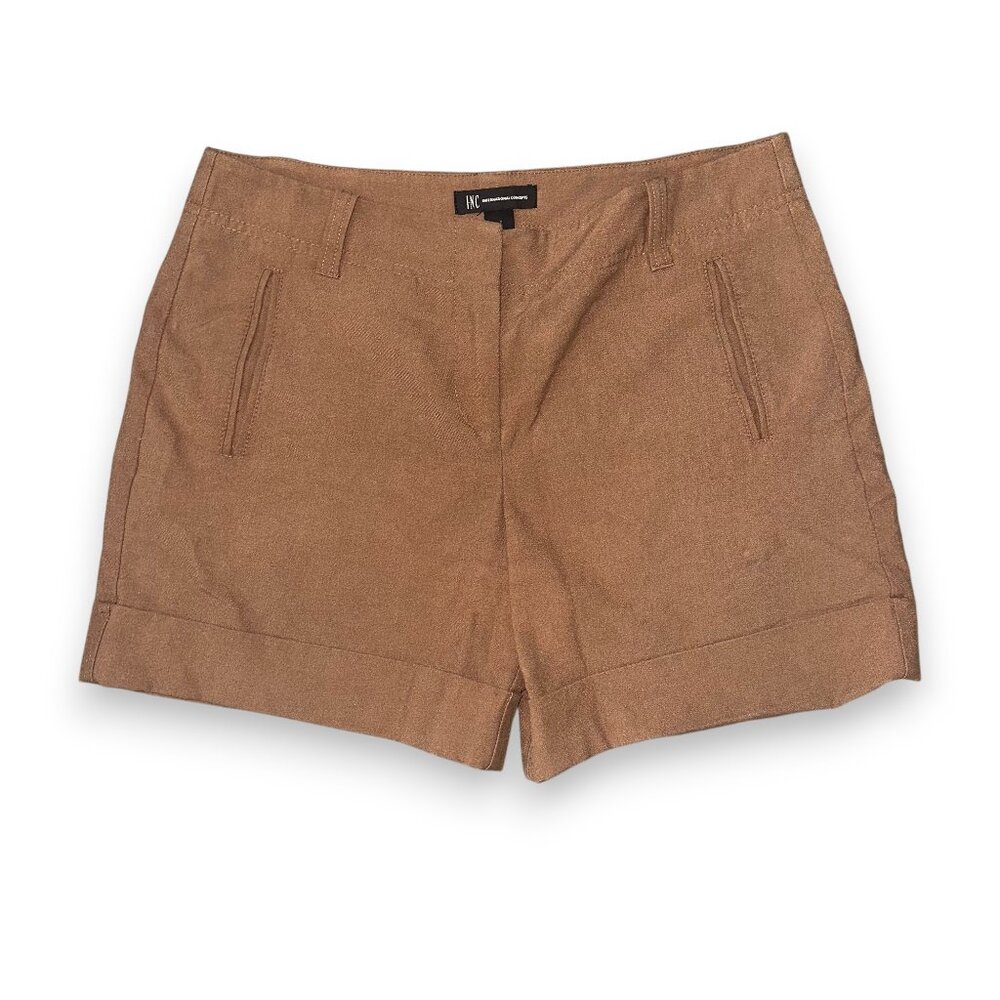 2/$8 INC International Concepts High Waist Tan Shorts